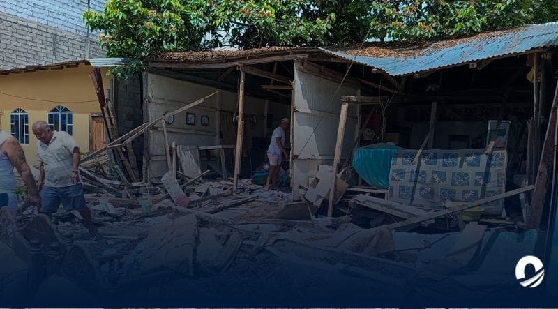 Sismo de magnitud 6,1 registrado en Ecuador dejó más de 800 personas afectadas