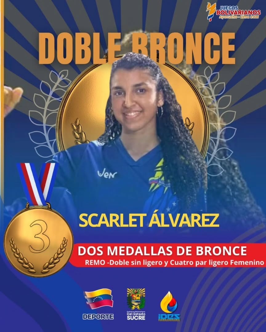 Sucrenses consiguieron nuevas medallas en los Juegos Bolivarianos: llevan 20 preseas