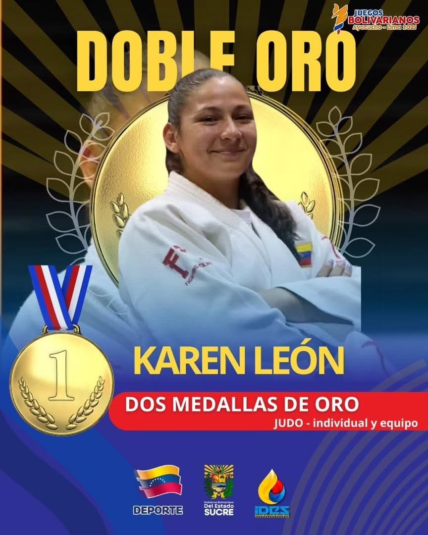 Sucrenses consiguieron nuevas medallas en los Juegos Bolivarianos: llevan 20 preseas