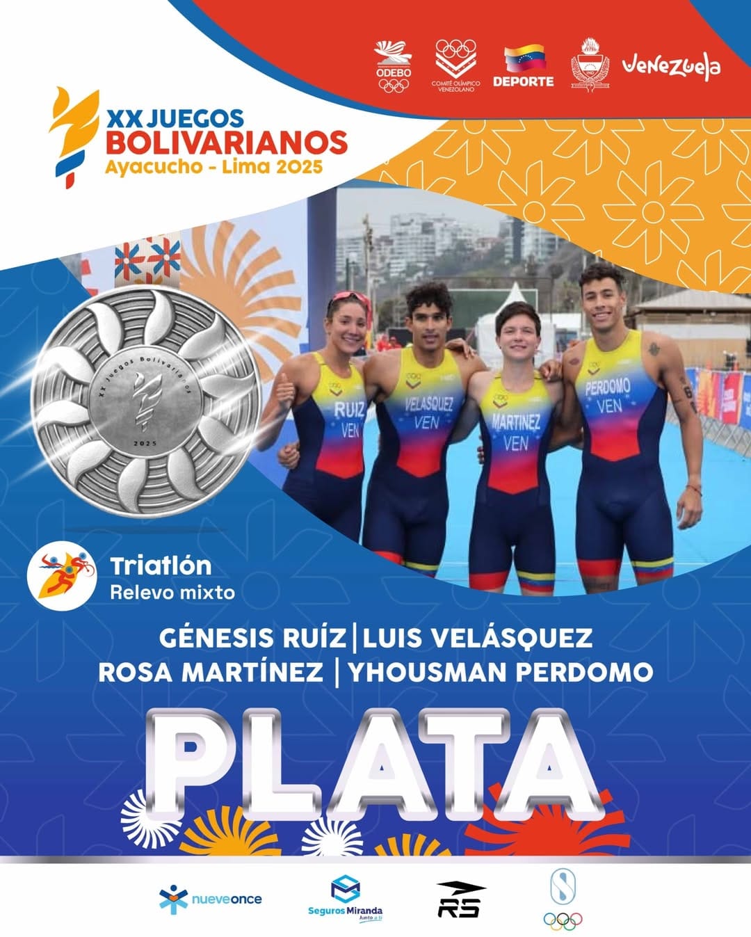 Sucrenses consiguieron nuevas medallas en los Juegos Bolivarianos: llevan 20 preseas