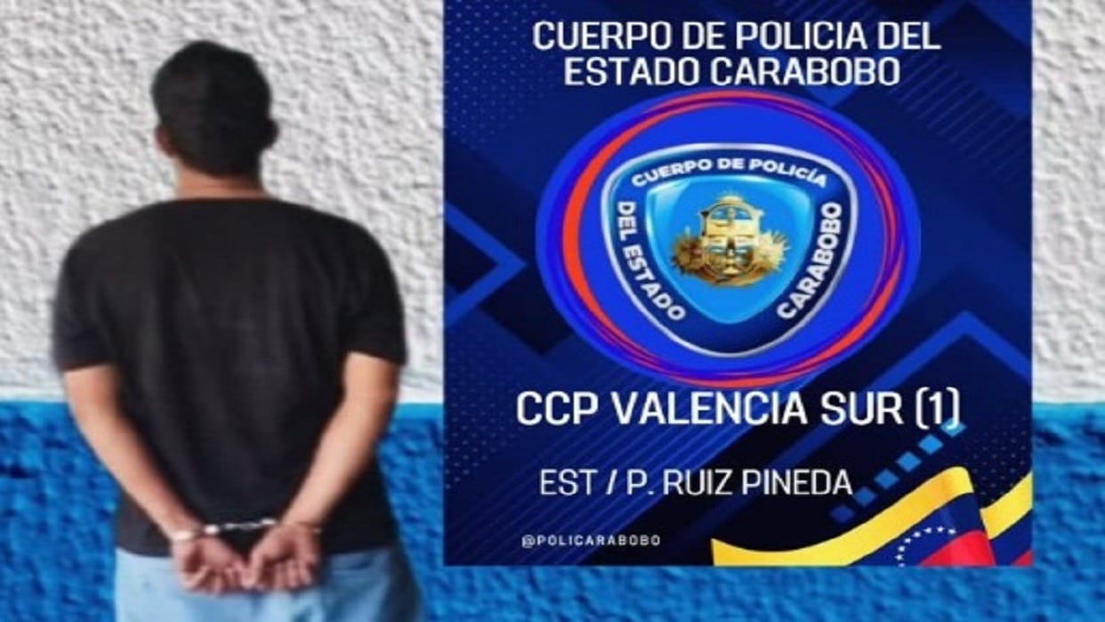 Sujeto fue detenido por mantener a una mujer retenida en Carabobo