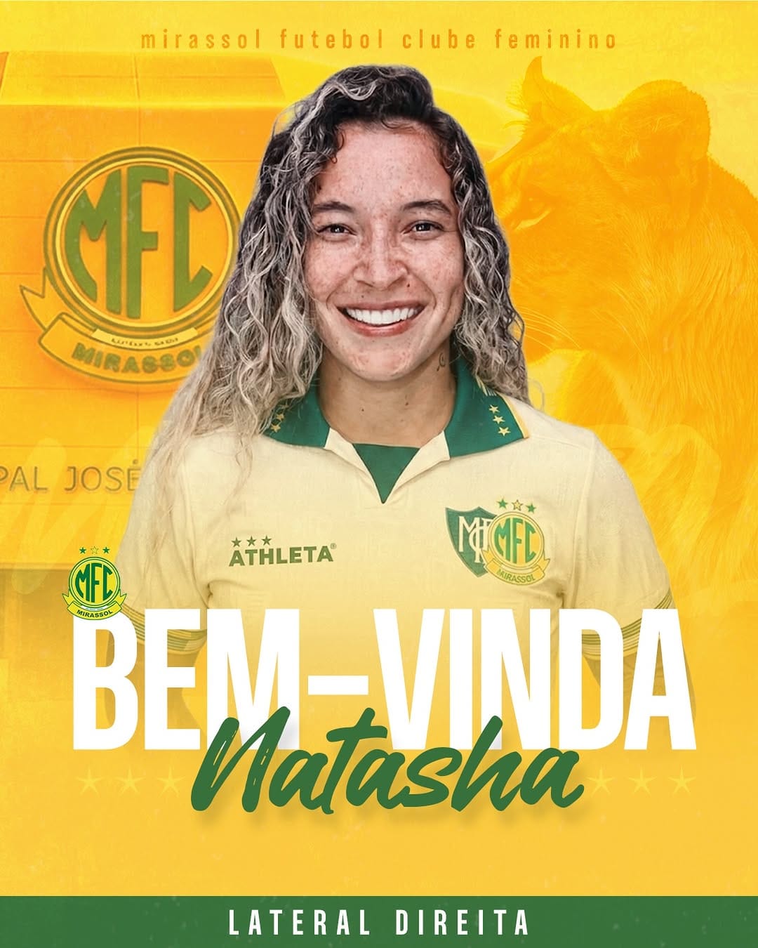 Futbolista cumanesa Natasha Rosas firmó con el Mirassol FC de Brasil