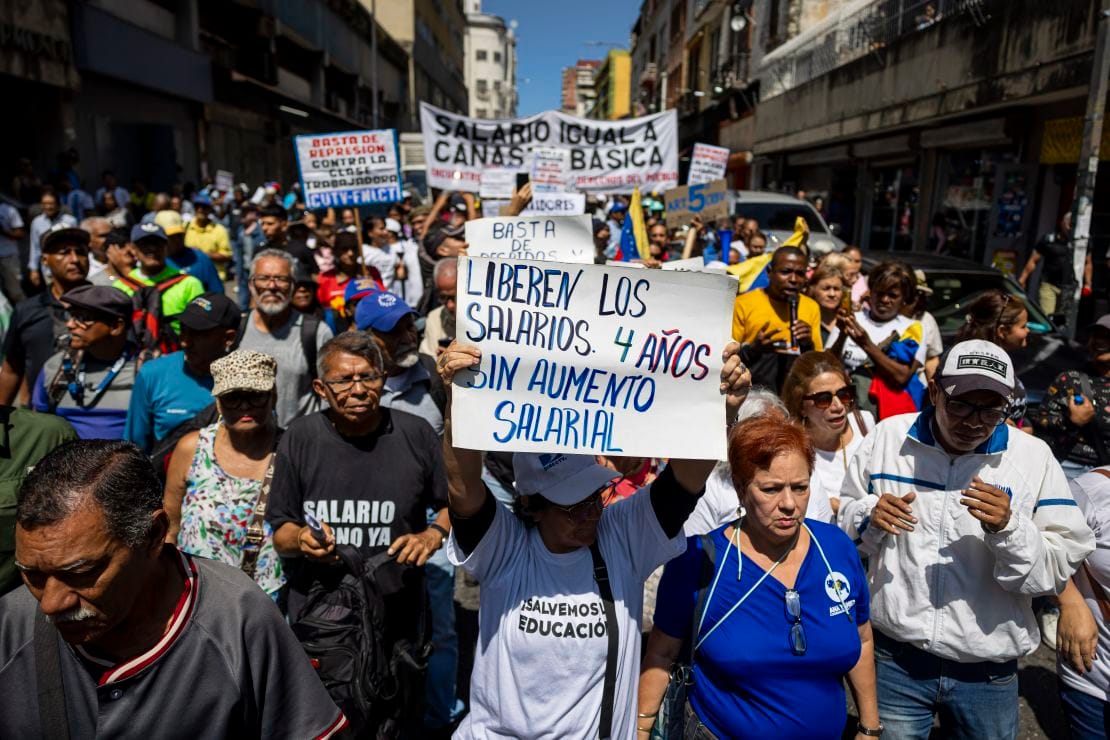 Trabajadores convocaron nueva movilización hacia Miraflores el 30 de abril