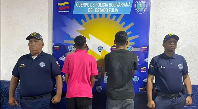 Dos hombres fueron detenidos por presunta violencia sexual contra una mujer en Maracaibo