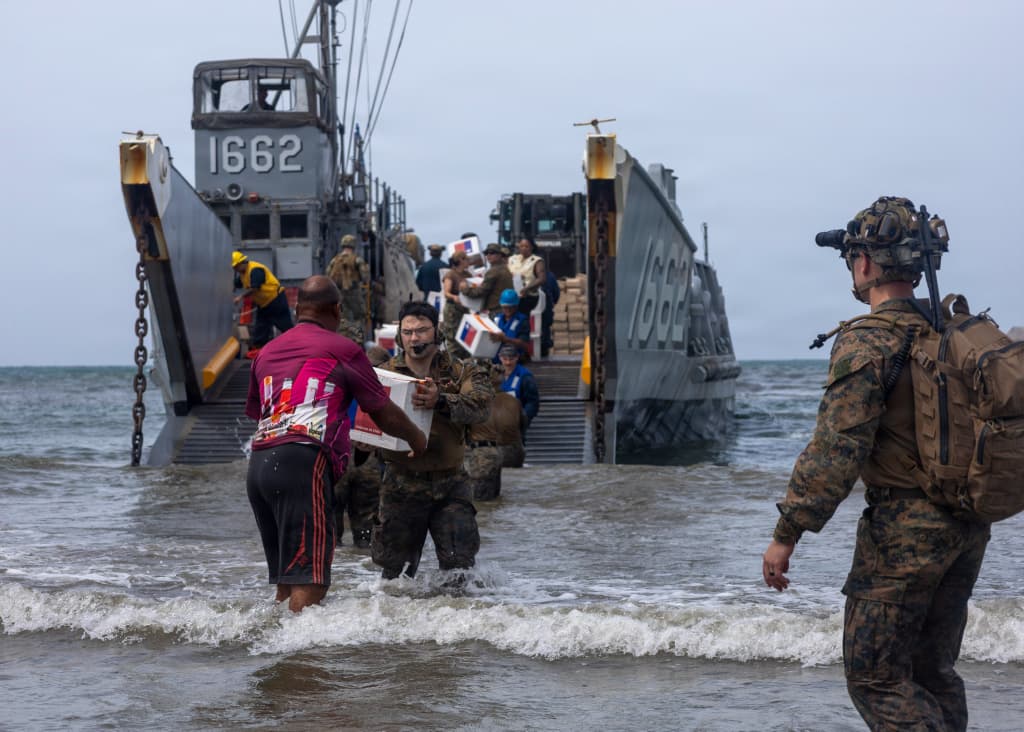 Militares estadounidenses culminaron misión de apoyo en Venezuela por los terremotos
