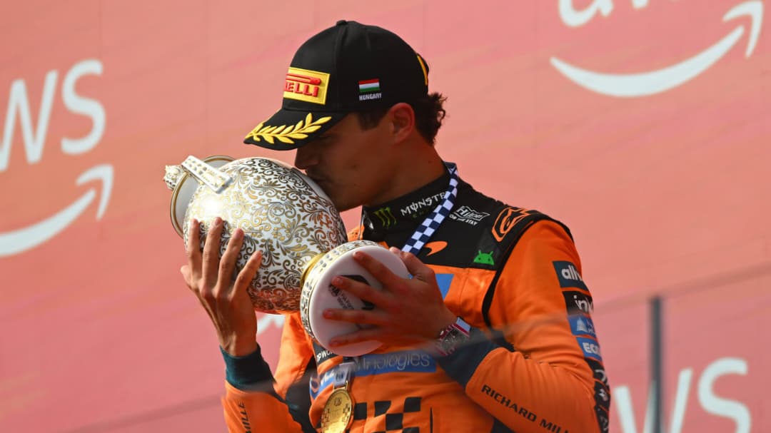 Lando Norris se reencontró con la victoria en Hungría tras una larga sequía