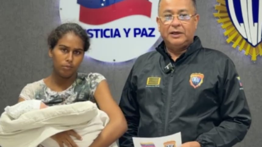 Caracas: rescataron a bebé que fue raptada por una mujer que intentó registrarla como suya