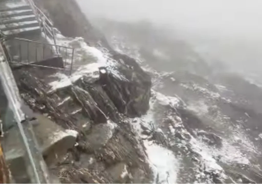 En video: así fue la nevada que cubrió al Pico Espejo del estado Mérida este #20SEP