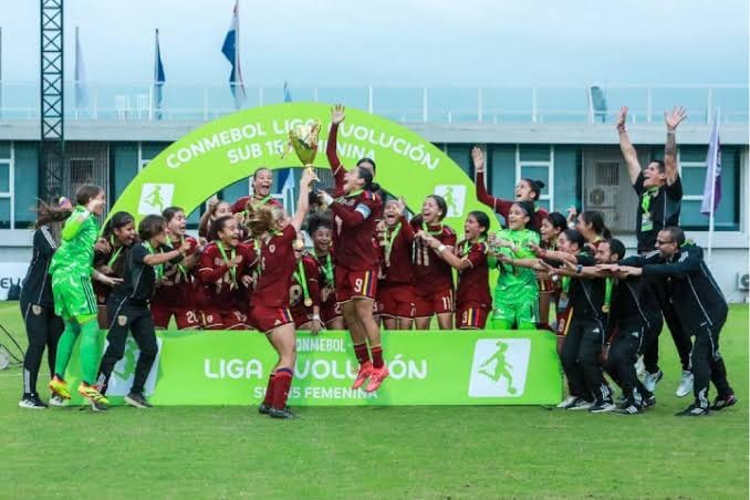 Venezuela levantó el trofeo de la Conmebol Liga Evolución Sub-15 Femenina