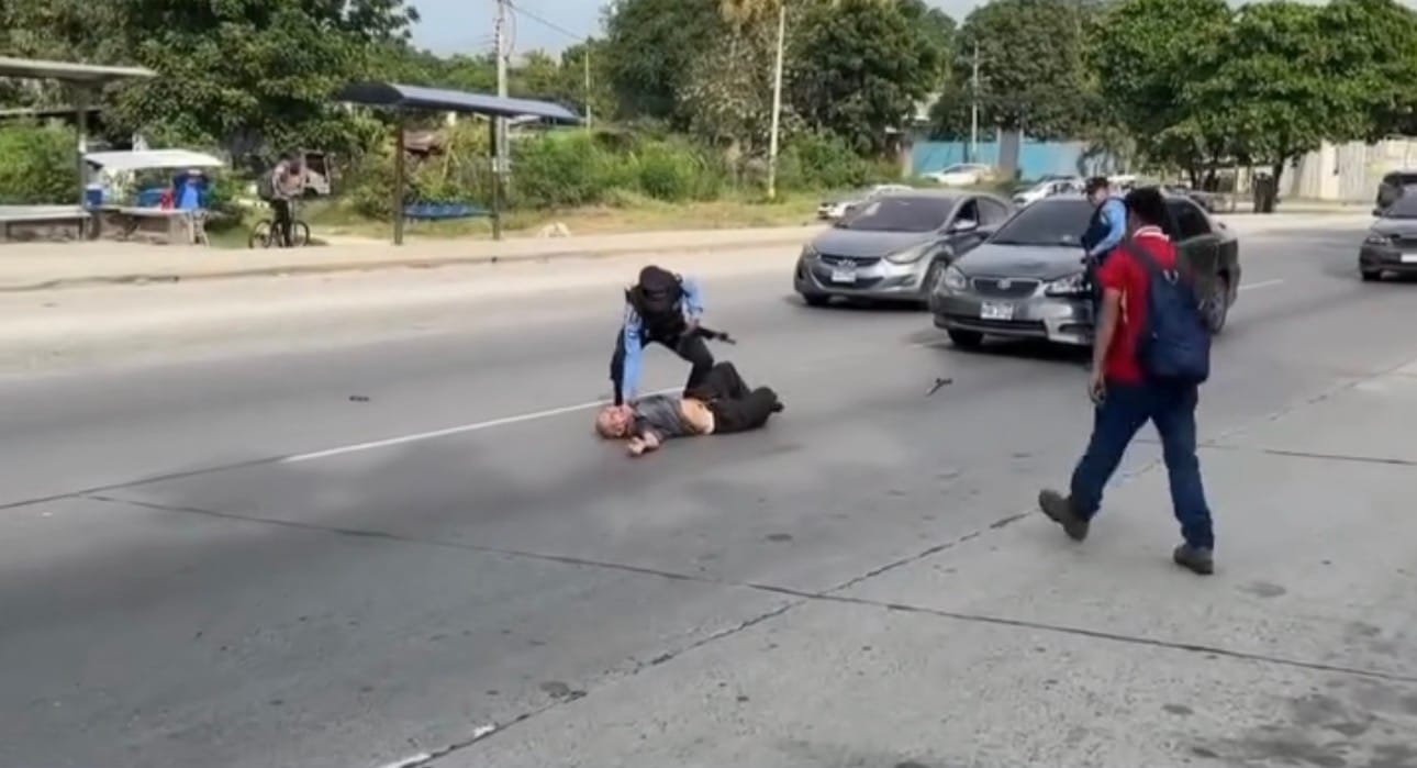Periodistas grababan un arrollamiento cuando otro peatón fue embestido por otro vehículo en Honduras