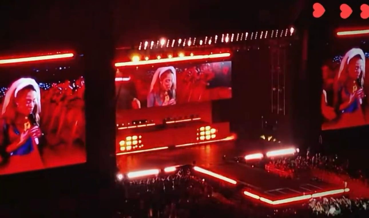 Tini dedica emotivas palabras a los venezolanos durante su concierto en Caracas