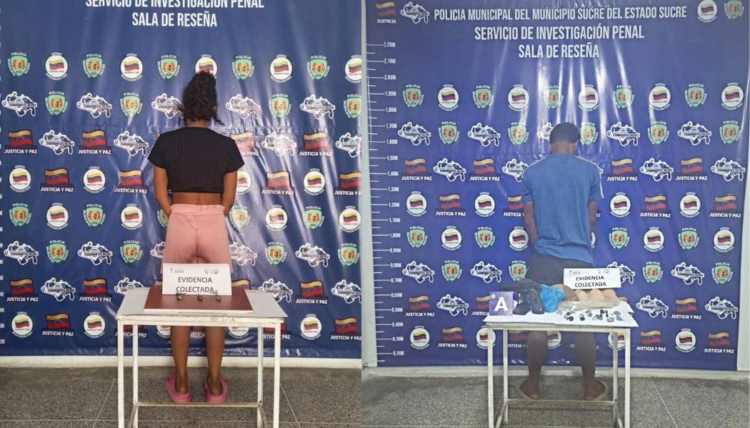 Detenidos un hombre y una mujer en Cumaná por presunta posesión de drogas