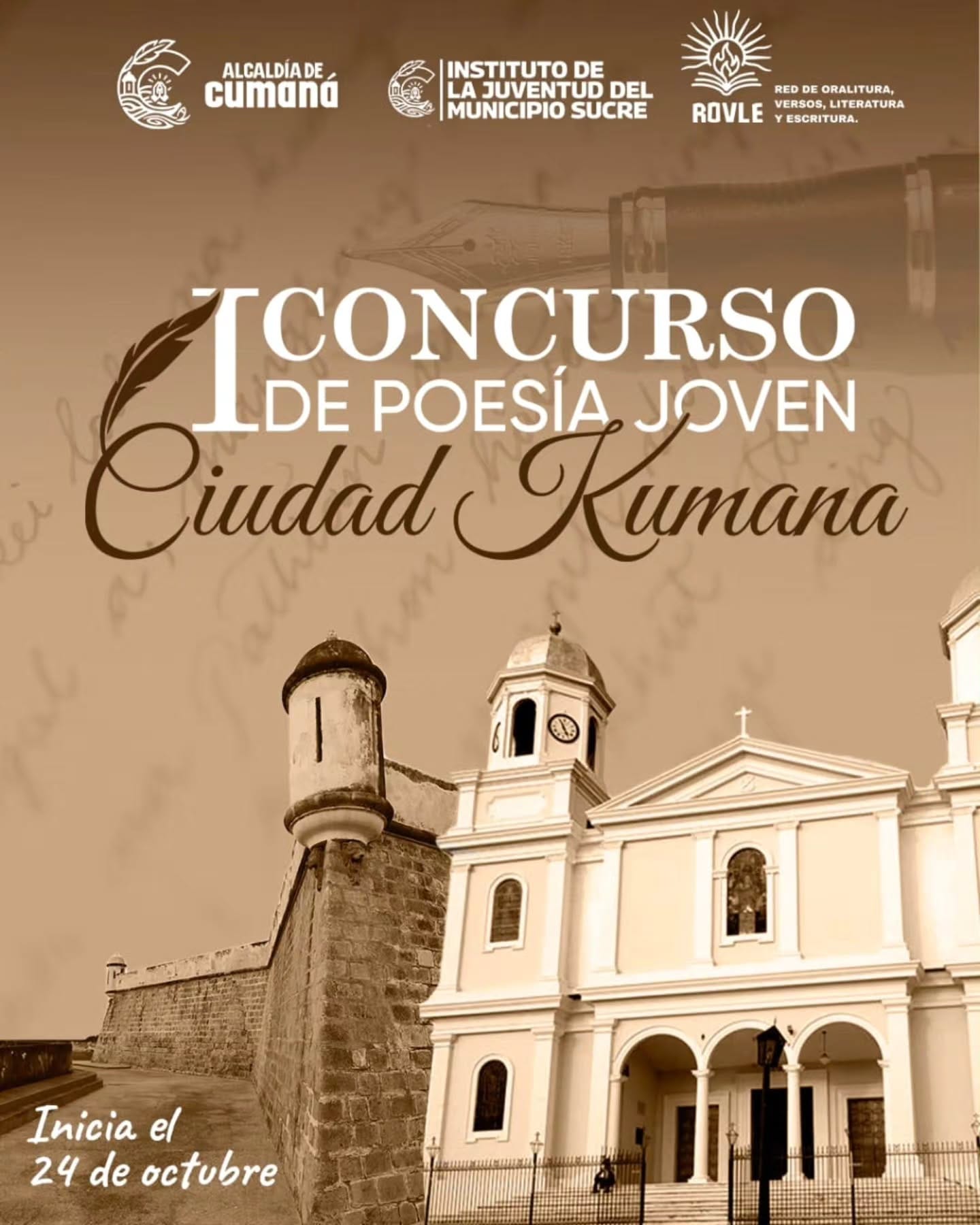 SUCRE | Alcaldía del municipio Sucre anunció el I Concurso de Poesía Joven «Ciudad Kumana»