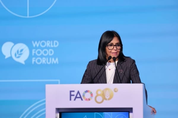 Delcy Rodríguez presentará proyecto de ley para impulsar la producción alimentaria de Venezuela