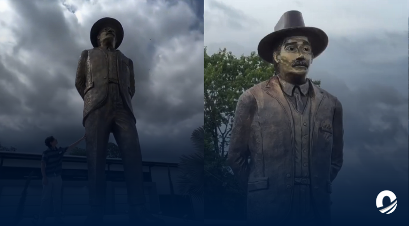 Escultor venezolano devela monumento en honor al Dr. José Gregorio Hernández