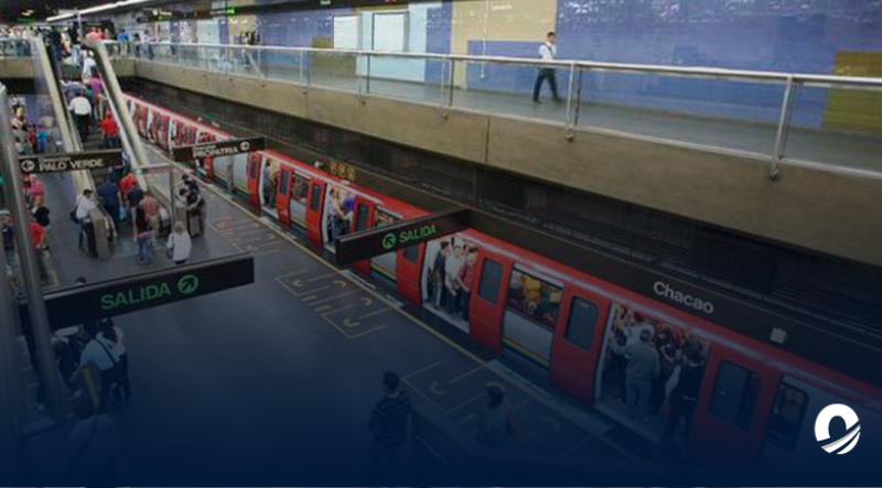 Adulto mayor cayó a las vías de la estación Chacao del Metro de Caracas