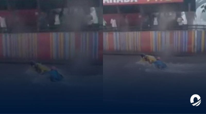 Motorizado fue arrastrado por inundación registrada en el estado Lara