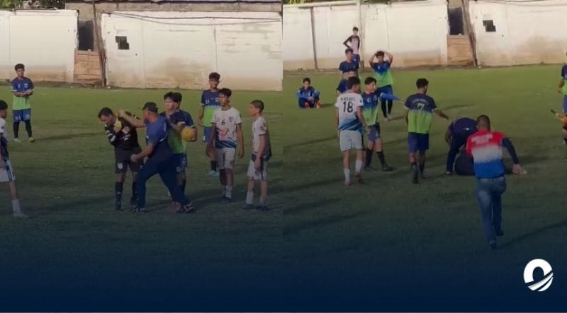 Detenido entrenador de fútbol en Barinas por agredir a un árbitro en pleno partido