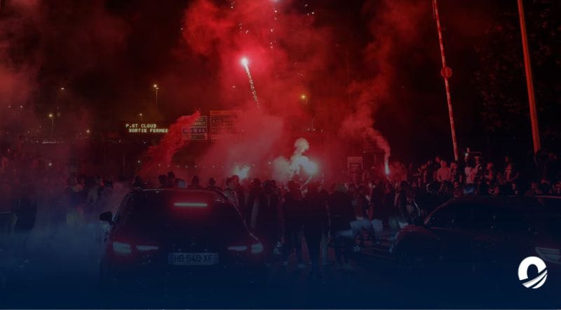 Disturbios en París por el triunfo del PSG dejaron tres heridos y 43 detenidos