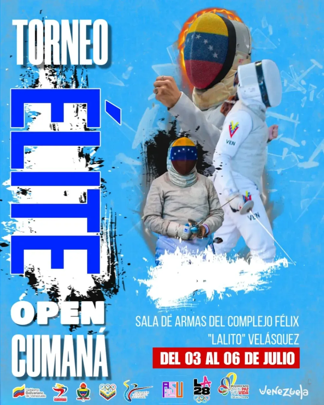Cumaná será la sede del Torneo Élite Open de esgrima nacional
