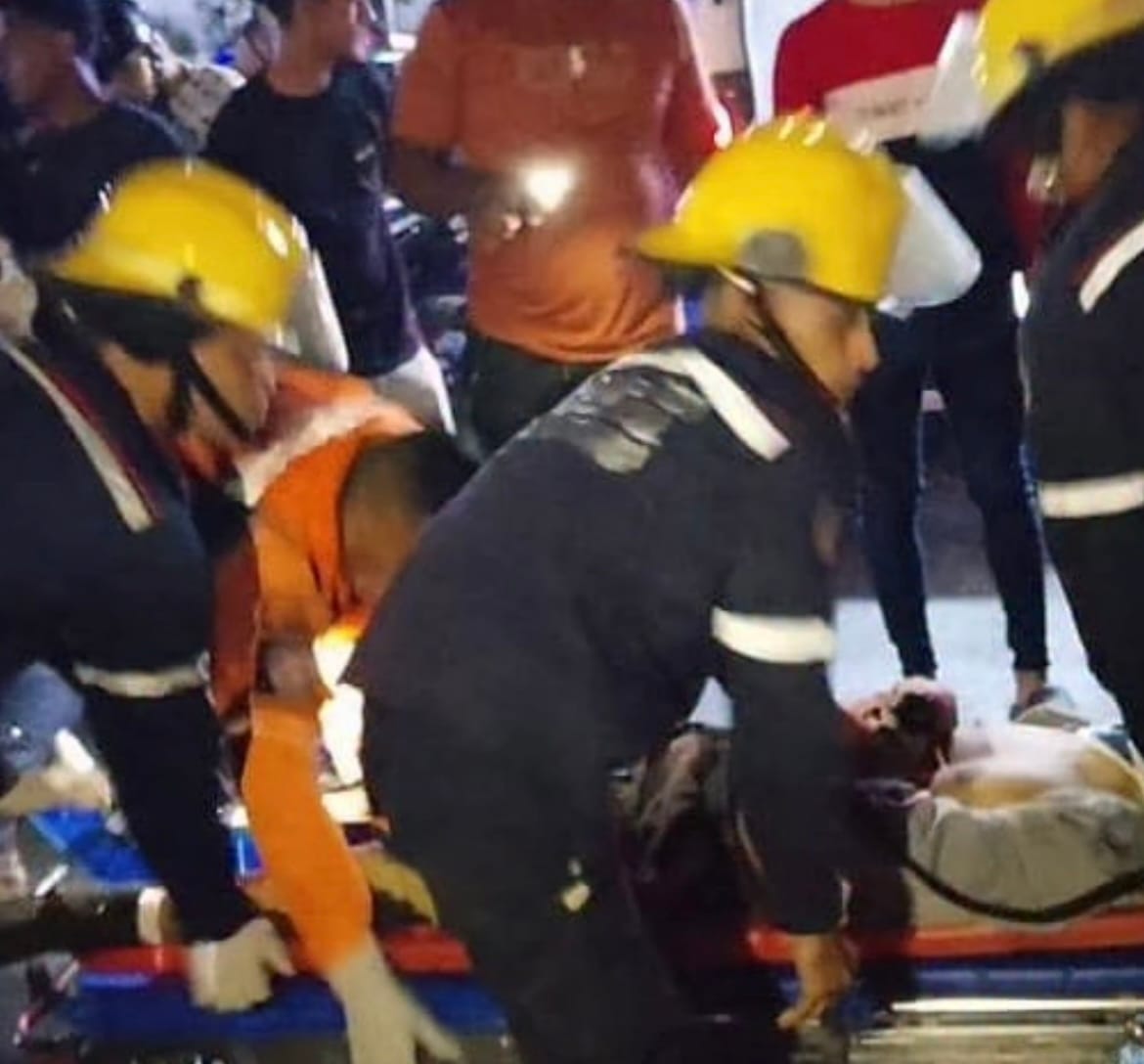 Conductor resultó herido al colisionar su motocicleta contra un vehículo en Sucre