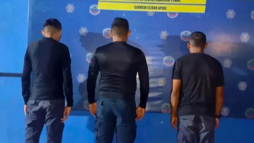 Tres policías detenidos por presunta complicidad en la fuga de cinco presos en Apure