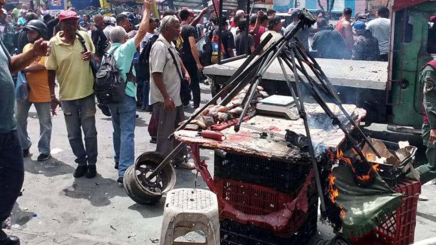 Deflagración de bombona de gas en local comercial de Catia dejó 19 heridos