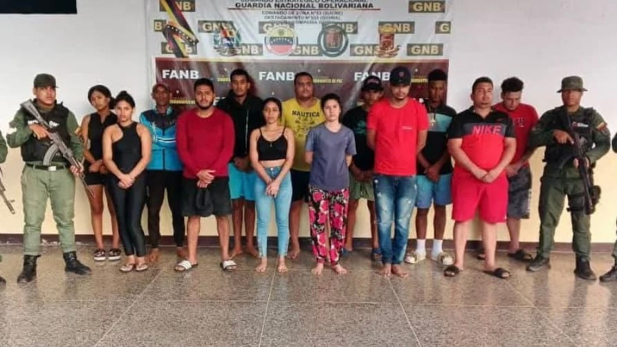 Rescataron en Güiria a 13 personas víctimas de trata, incluido un bebé