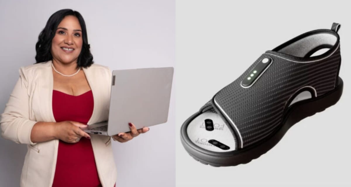 Enfermera venezolana diseñó sandalias para prevenir amputaciones por pie diabético en Chile