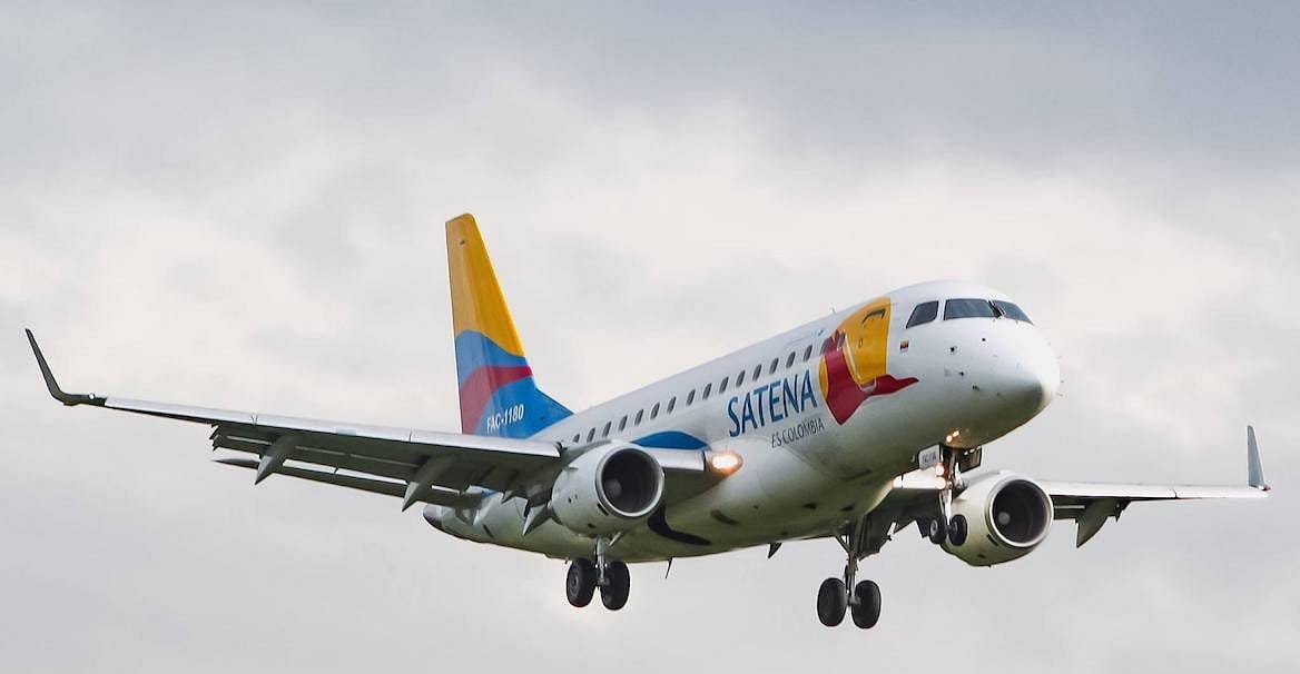 Aerolínea colombiana Satena cesará sus vuelos entre Bogotá y Valencia