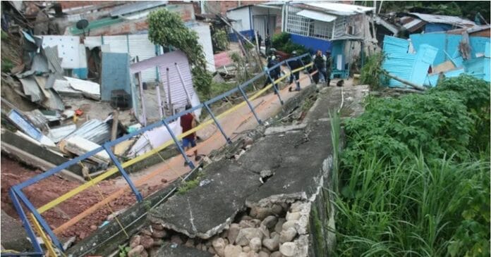 Más de 300 viviendas han colapsado a causa de las fuertes lluvias en Táchira