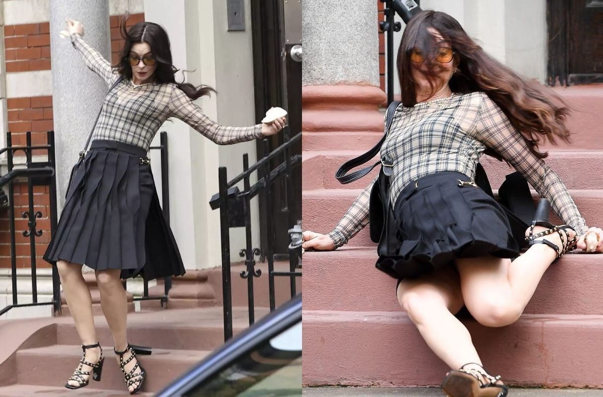 Accidente en el set: Anne Hathaway sufrió caída durante rodaje de El Diablo viste a la moda 2