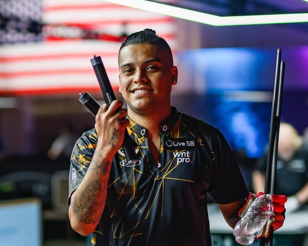 Venezolano Jesús Atencio brilla en torneo internacional de pool en Estados Unidos
