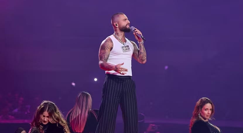 Maluma regañó a una mujer que asistió a su concierto con un bebé de un año