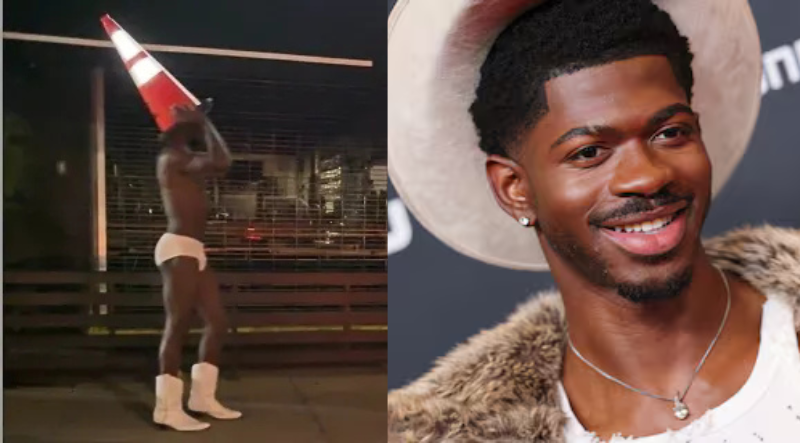 Rapero Lil Nas X fue detenido y hospitalizado tras caminar en ropa interior en la calle