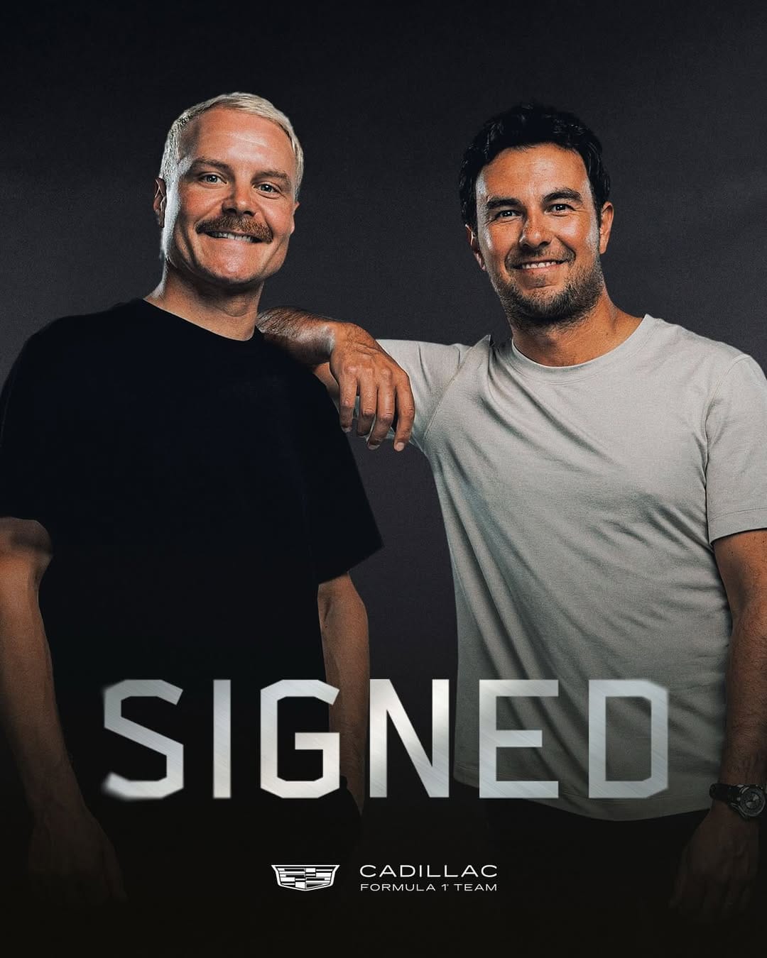 Sergio Pérez y Valtteri Bottas serán los pilotos de Cadillac en la Fórmula 1 para 2026