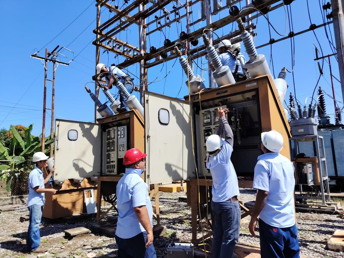 SUCRE | Corpoelec realizó trabajos de mantenimiento preventivo en subestación Santa Fe