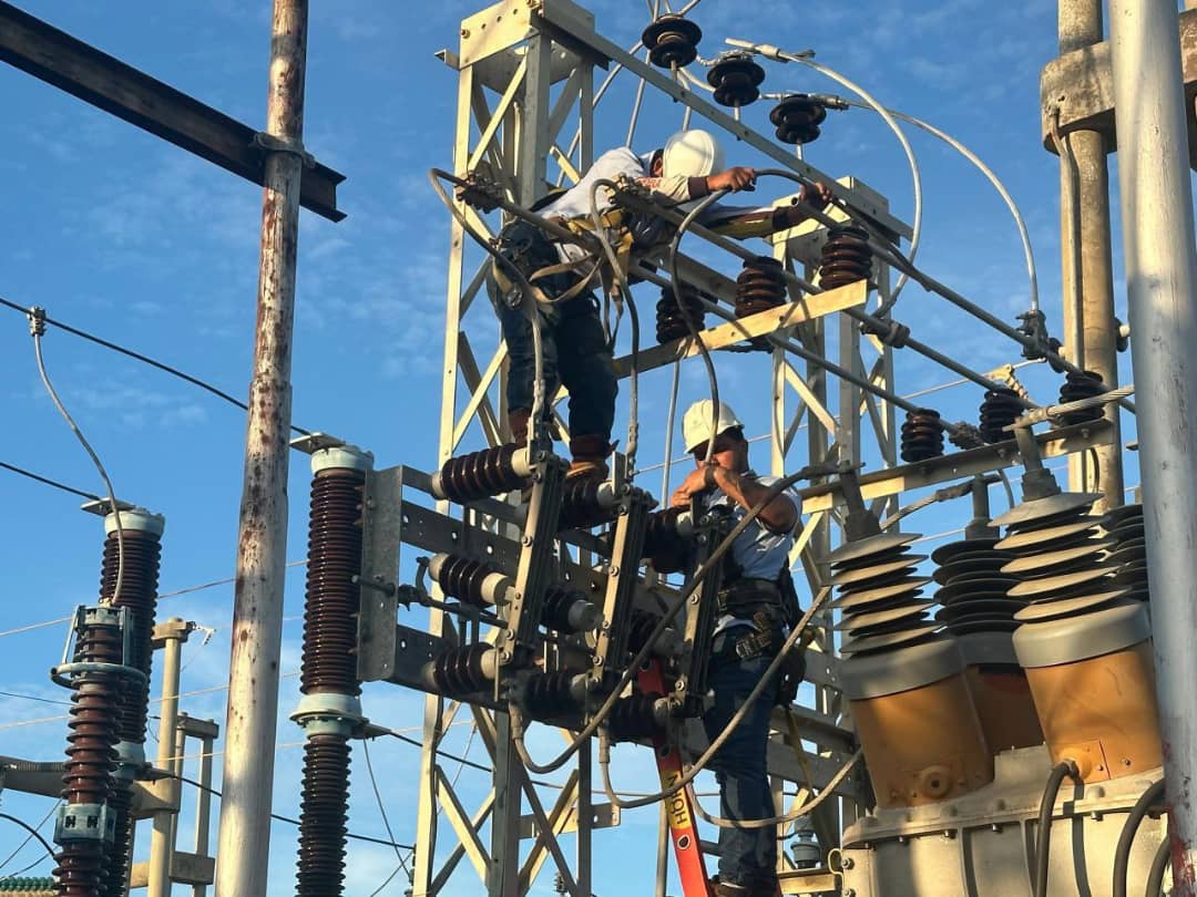 SUCRE | Corpoelec realizó trabajos de mantenimiento en subestación Tres Picos de Cumaná