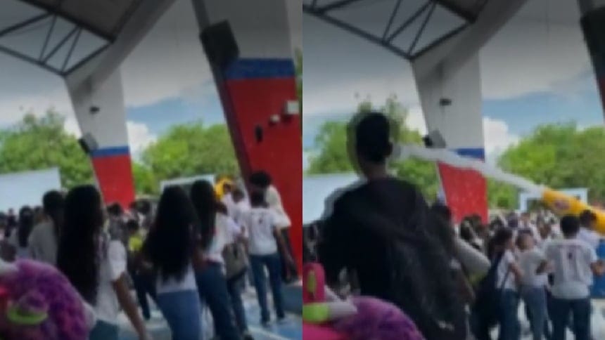 16 estudiantes resultaron con quemaduras tras experimento con soda cáustica en Colombia