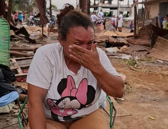 Explosión en fábrica de Gallo Verde: mujer perdió su vivienda dos días después de terminarla