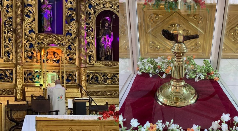 Parroquia Inmaculada Concepción de El Recreo recibió reliquia de la Madre Carmen Rendiles