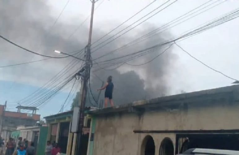 Al menos cinco personas resultaron heridas tras la explosión de una bombona en Carabobo