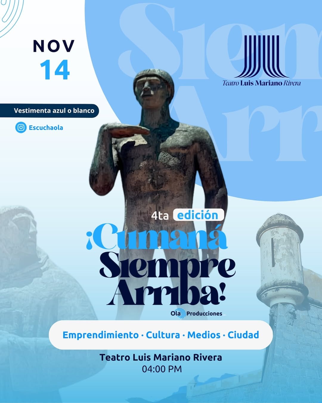 SUCRE | Cuarta edición del «Cumaná Siempre Arriba» se realizará el 14 de noviembre