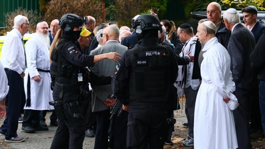 Mánchester: al menos dos muertos y tres heridos dejó atentando en una sinagoga