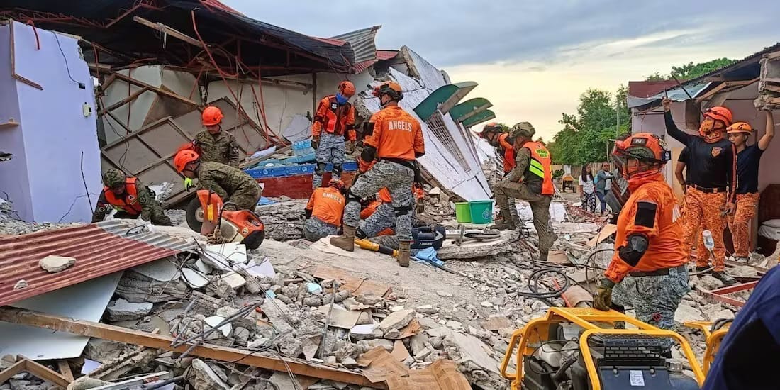 Doblete sísmico: terremotos en Filipinas dejaron al menos siete muertos