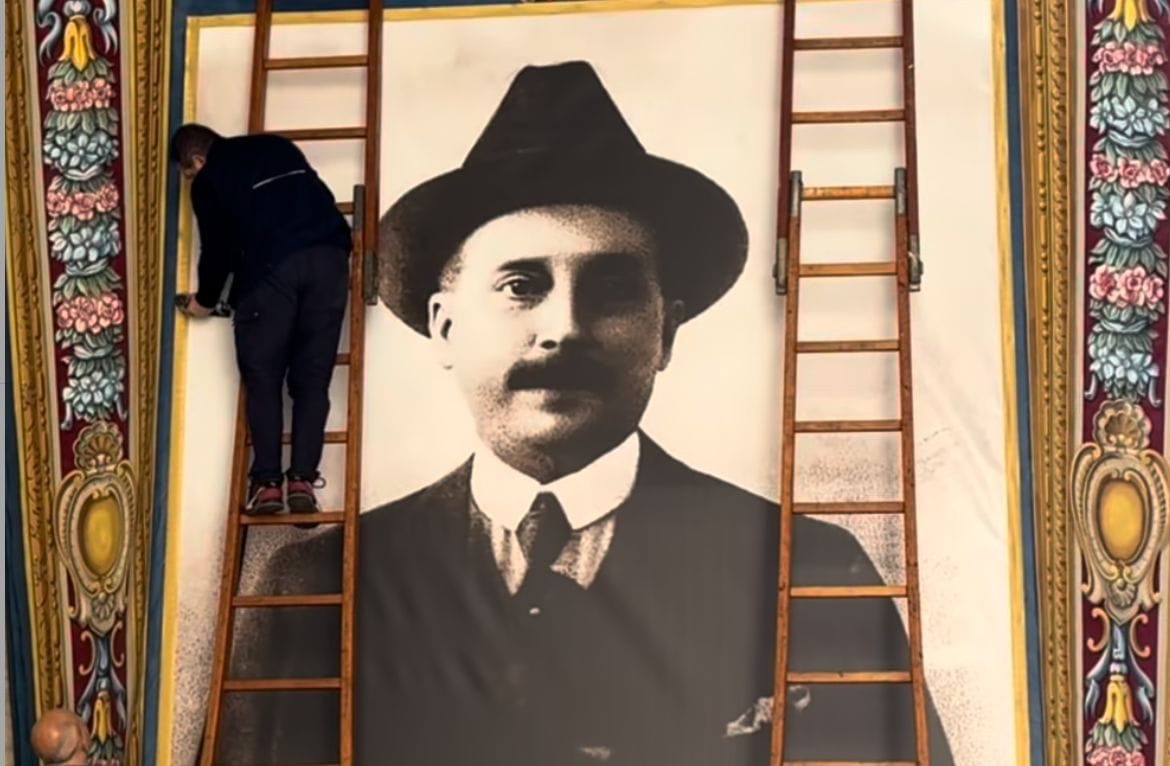 Vaticano instaló tapiz de José Gregorio Hernández en vísperas de su canonización