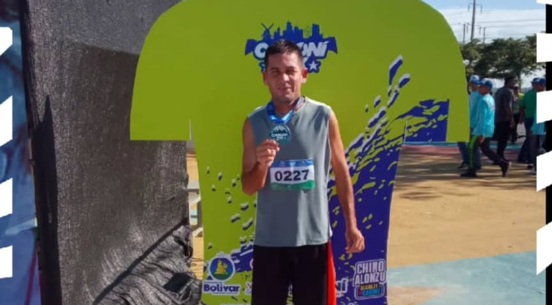Corredor sucrense brilló en Media Maratón 21K de Guayana