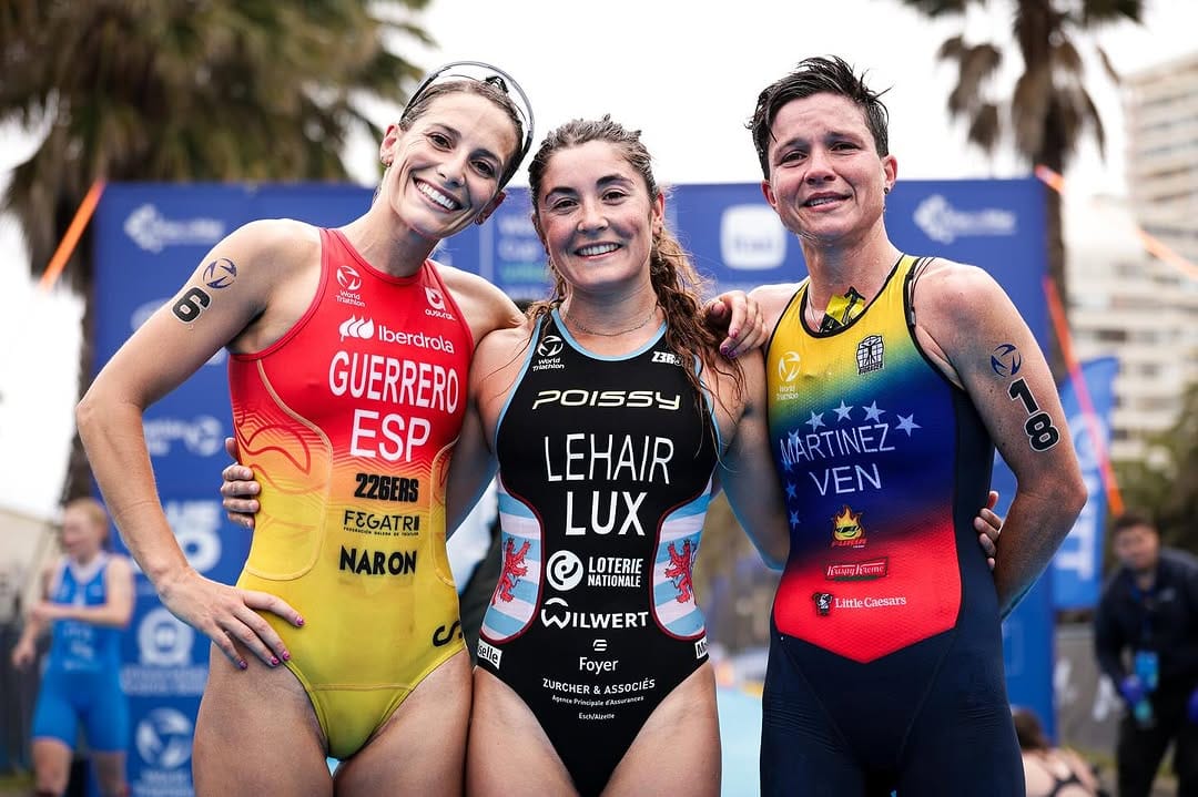 Cumanesa Rosa Martínez se llevó el bronce en el World Triathlon Cup Viña del Mar