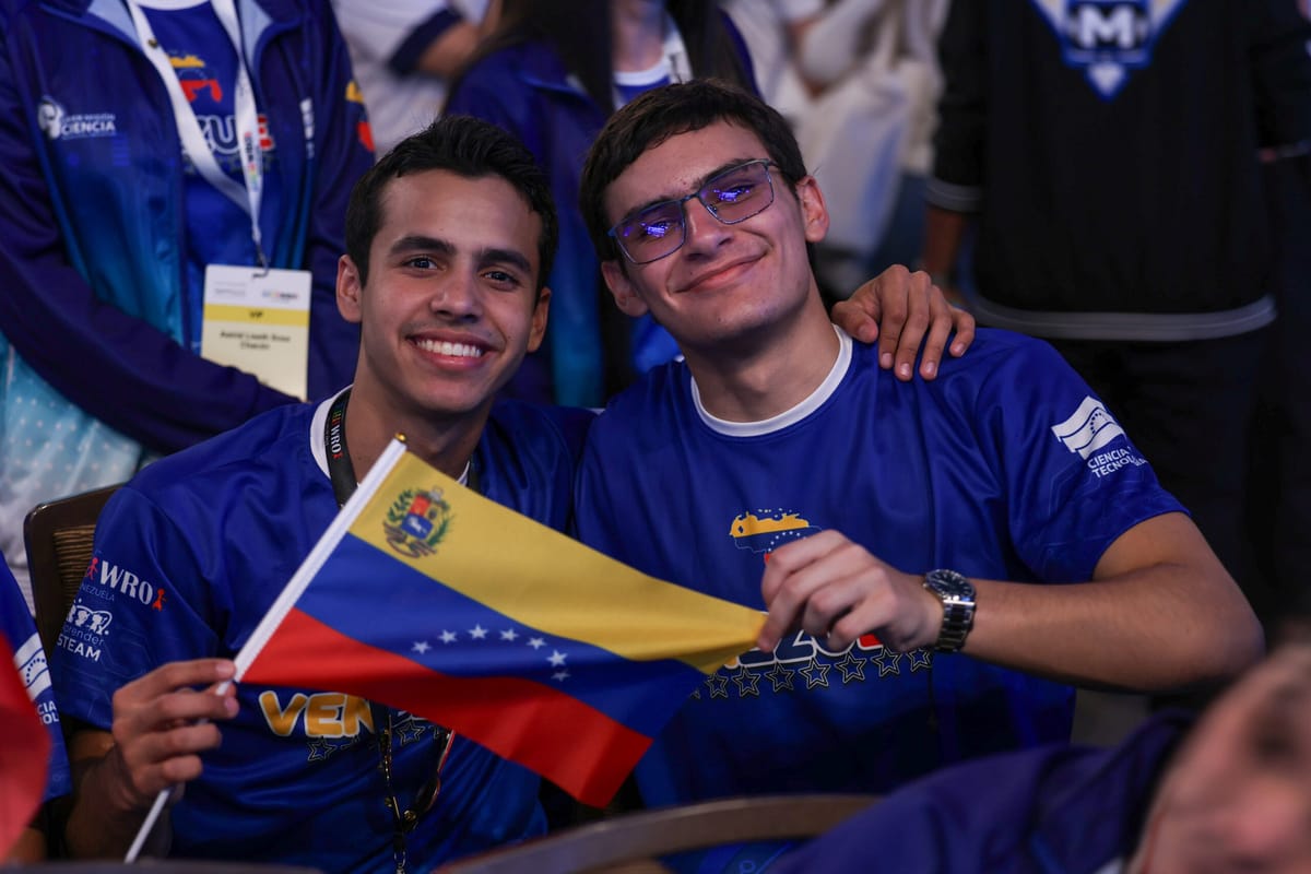 Venezuela cosechó siete medallas en la Olimpiada Mundial de Robótica 2025