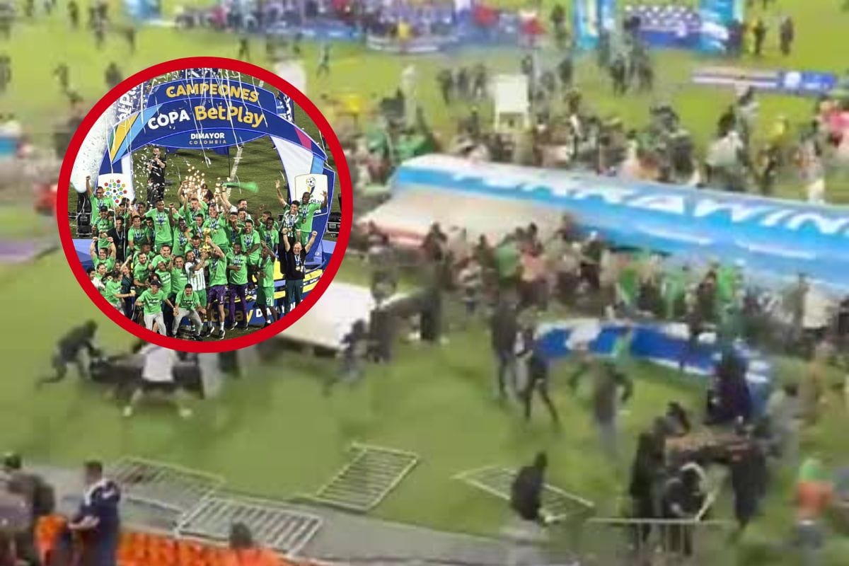 Final del fútbol colombiano acabó con disturbios y trifulcas: hay 59 heridos